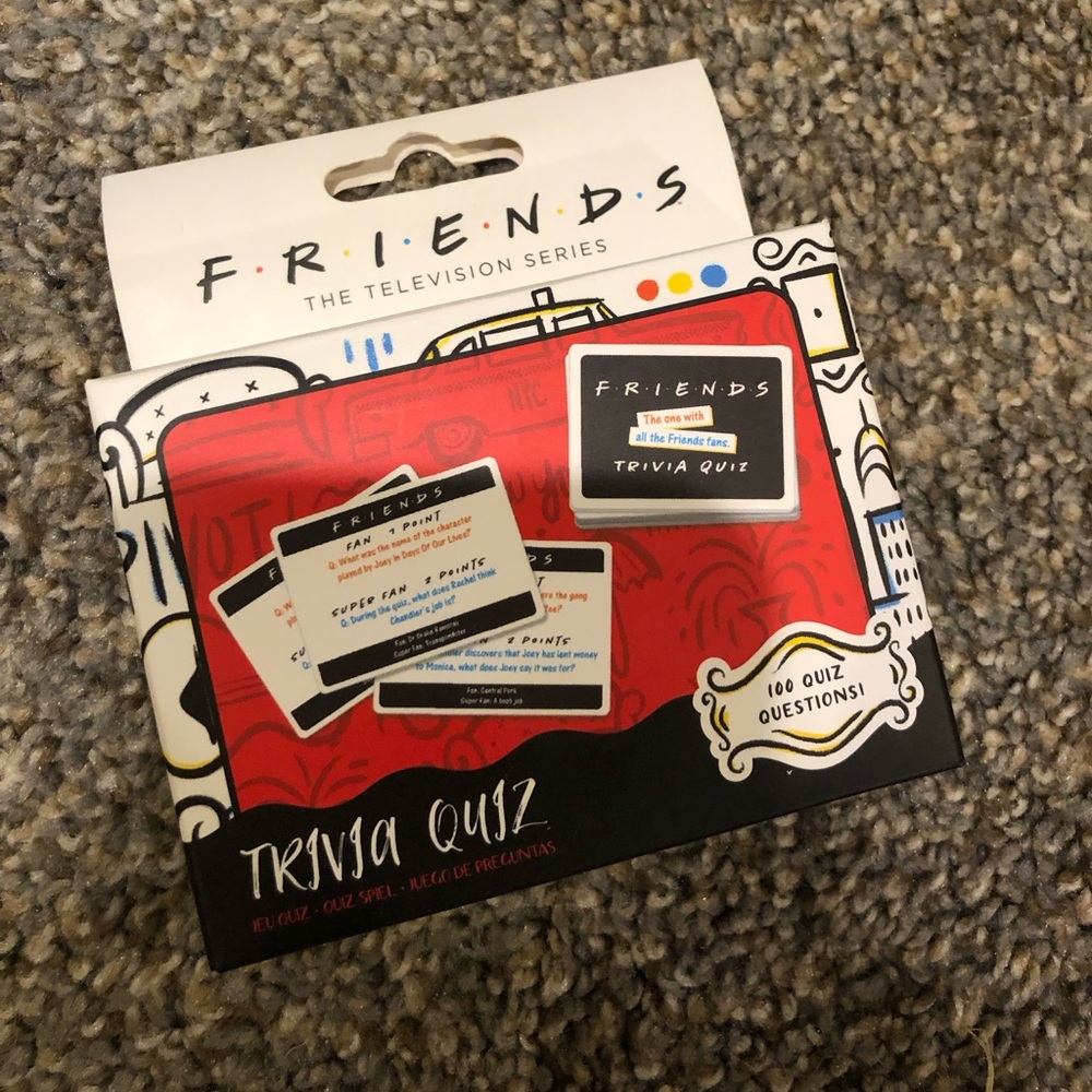 F.r.I.e.n.d.s Trivia card game